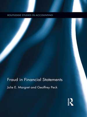 cover image of Fraud in Financial Statements